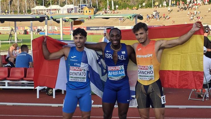 בלסינג אפריפה מנצח בגמר 200 מ' באליפות אירופה עד גיל 23 