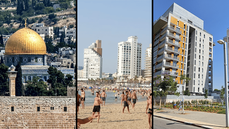 הערים היציבות בישראל לשנת 2025 - הרצליה, תל אביב וירושלים