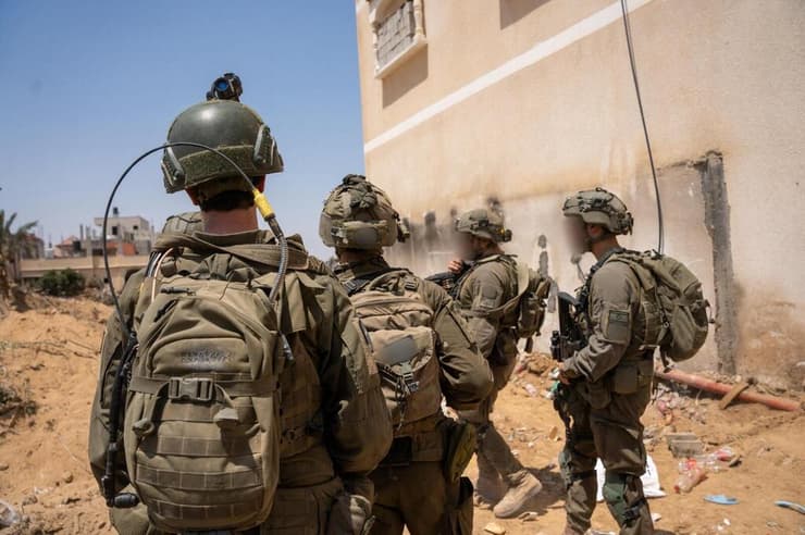 צוות הקרב של חטיבת הצנחנים בלחימה בחאן יונס