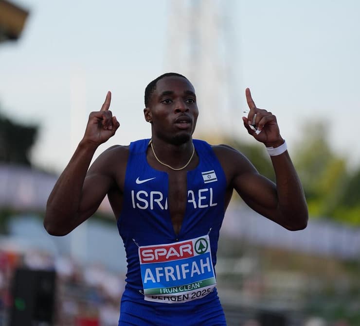 האצן הישראלי בלסינג אפריפה