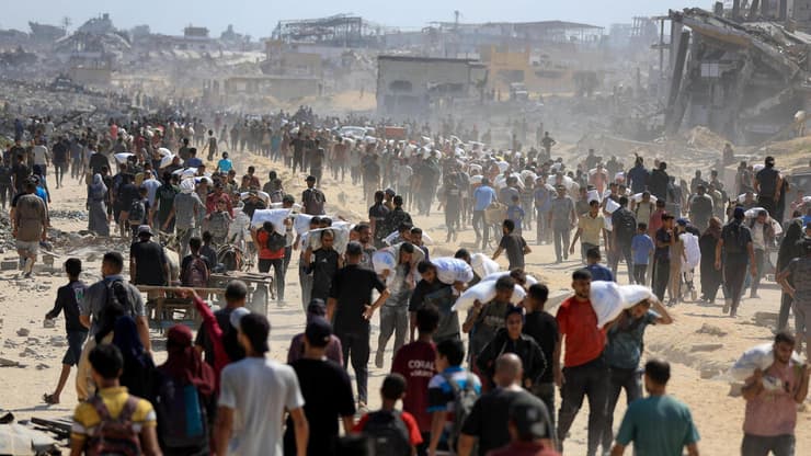 פינוי תושבים ברצועת עזה 