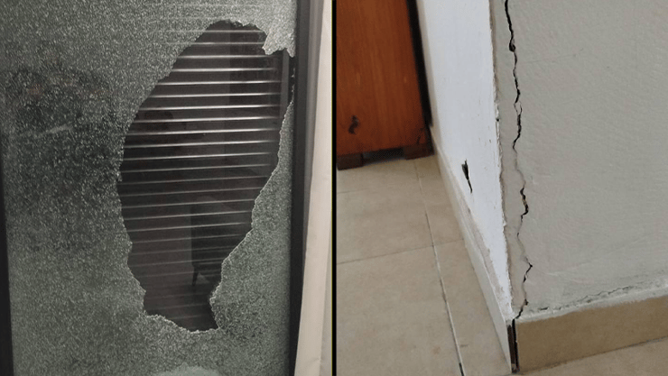 חלונות מתנפצים, קירות נסדקים. נזקים בעוטף עזה שנגרמו כתוצאה מתקיפות צה"ל ברצועה נזקים בבתיהם של תושבי העוטף בעקבות תקיפת צה"ל