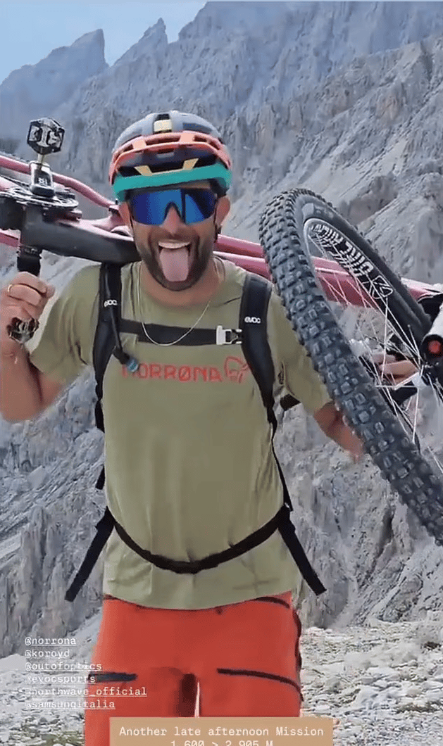 אנדראס טונלי בסטורי האחרון שפרסם לפני מותו (instagram / andreas_tonelli) אנדראס טונלי בסטורי האחרון שפרסם לפני מותו