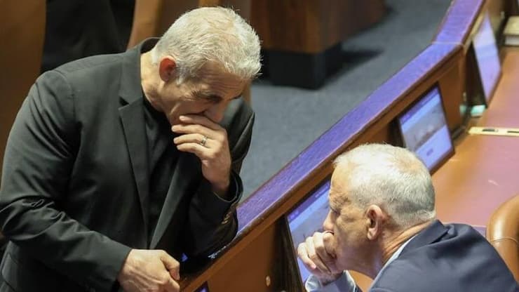 יאיר לפיד ובני גנץ