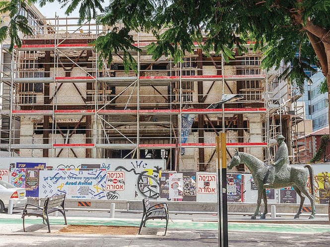 בית העצמאות, השיפוץ שאינו נגמר (צילום: יובל חן) yk14449519