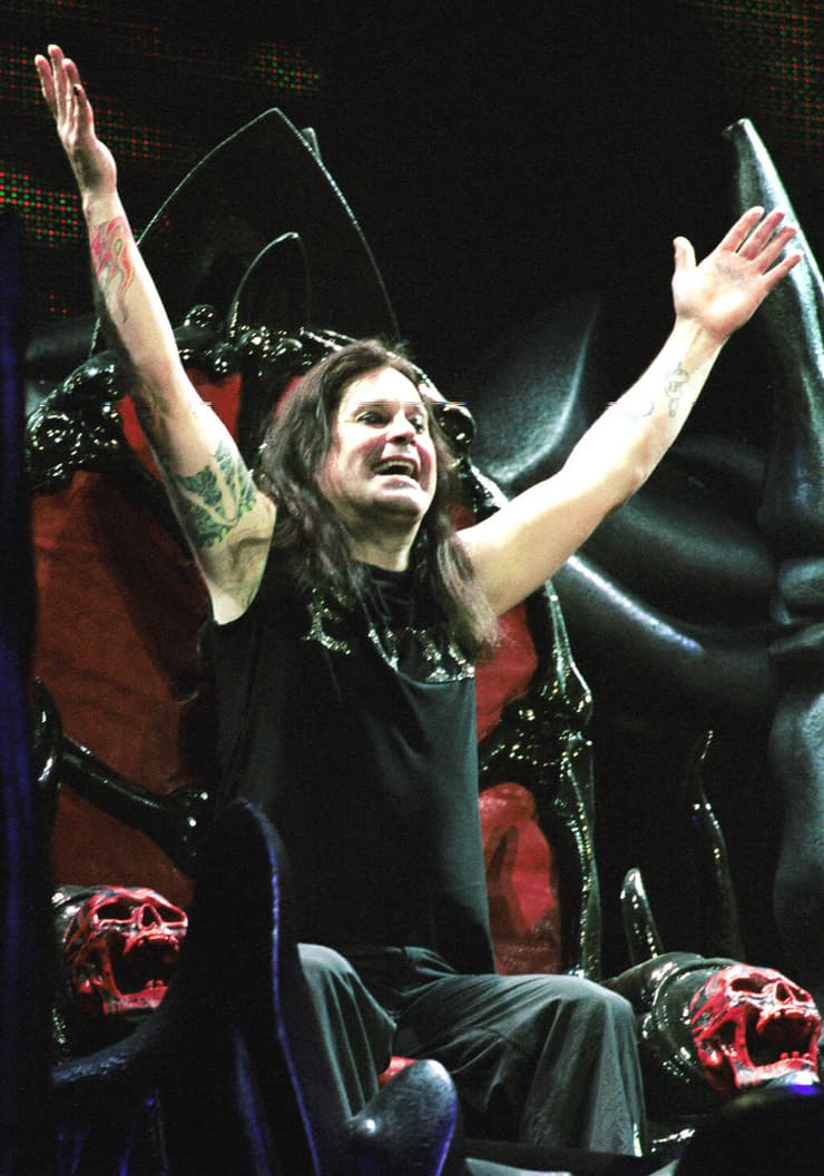 אוזי אוסבורן ב"אוזפסט", 2000 (צילום: George De Sota/Liaison) אוזי אוסבורן ב"אוזפסט", 2000