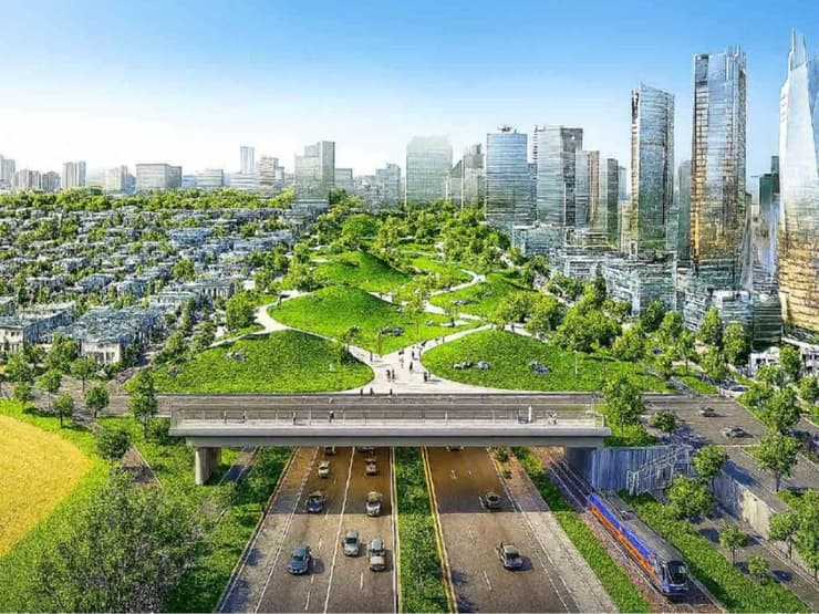 התוכנית שהוצגה בכנס "הריביירה בעזה" בכנסת 