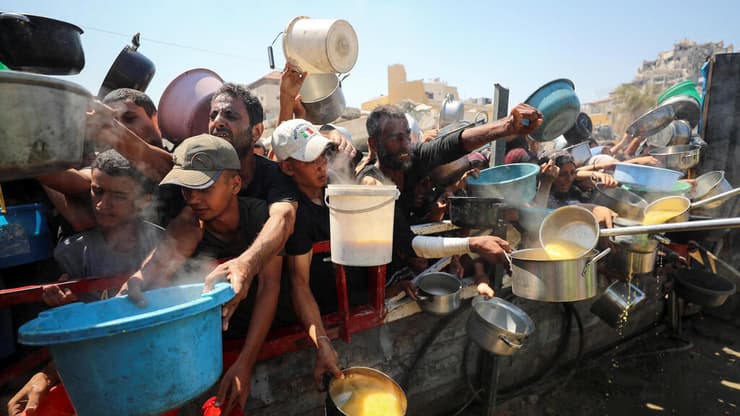 חלוקת מזון בעזה