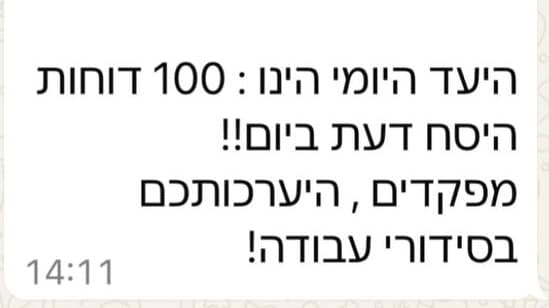 התכתבויות משטרת אילת על מכסת דו"חות תנועה