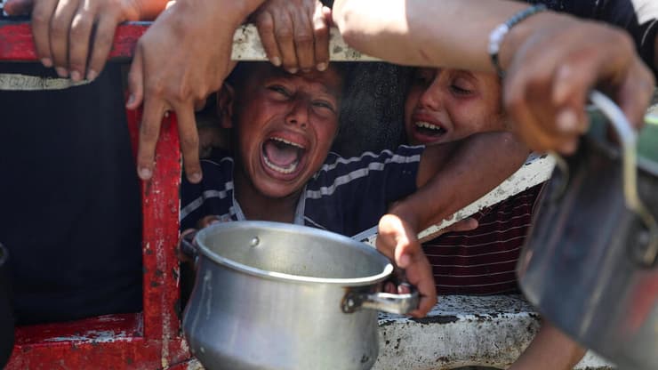 חלוקת מזון בעזה