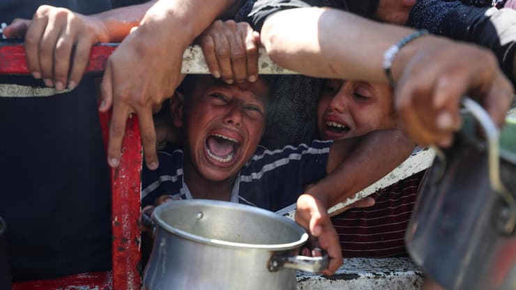 חלוקת מזון בעזה
