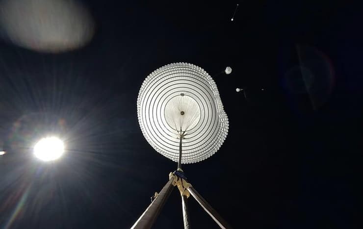 עמד בהצלחה במבחן. המצנח הראשי של רכב המאדים האירופי נפתח בניסוי בצפון שבדיה