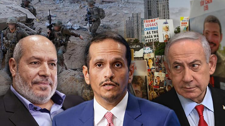 בנימין נתניהו, ראש ממשלת קטאר ו חליל אל-חיה