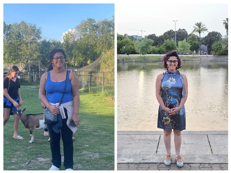 אלה אברמוב לפני ואחרי