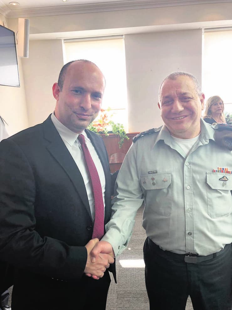 גדי איזנקוט כרמטכ"ל, עם נפתלי בנט
