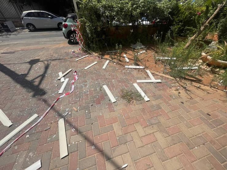 דירה שניזוקה מפיצוץ מטען החבלה