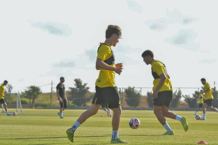 מכבי נתניה באימון הפתיחה