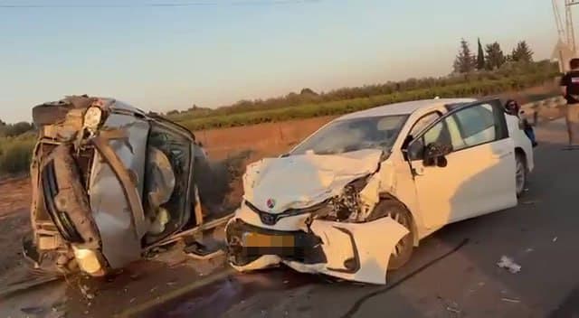 2 הרוגים בהתנגשות בין שתי מכוניות ליד בנימינה