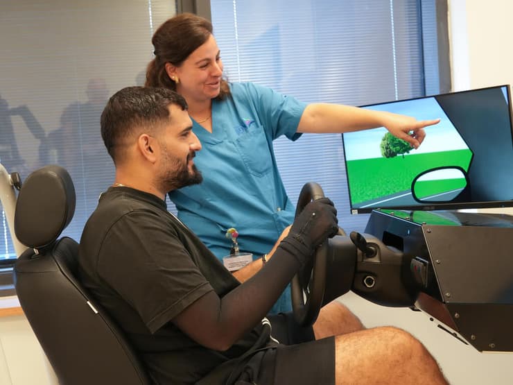 מתקן נהיגה במרכז שיקום ב מרכז רפואי צפון (פוריה)