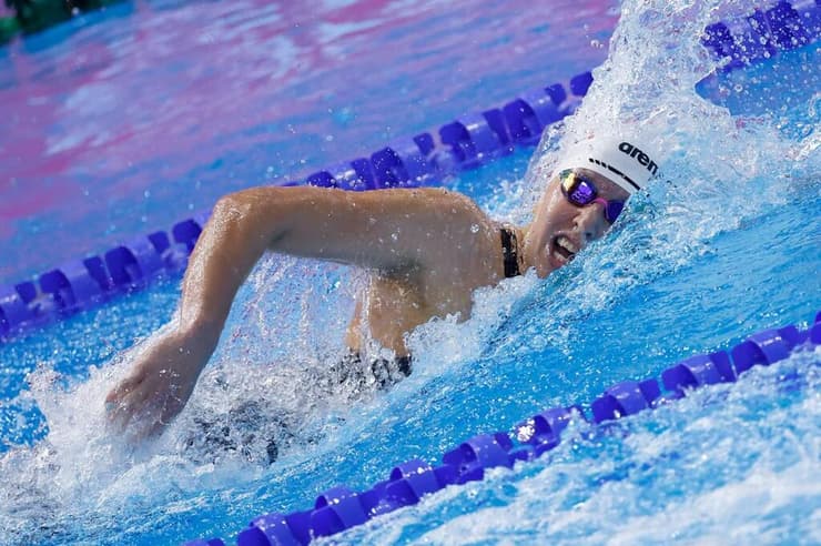 השחיינית הישראלית לאה פולונסקי