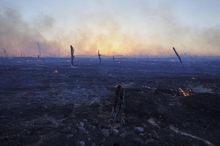 שריפה קריונרי ליד אתונה יוון 26 ביולי