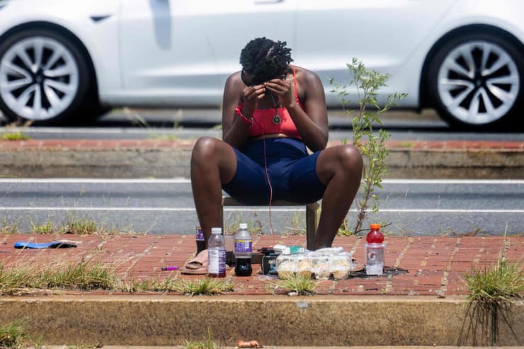 הומלס הומלסים דייר רחוב וושינגטון הבירה ארה"ב