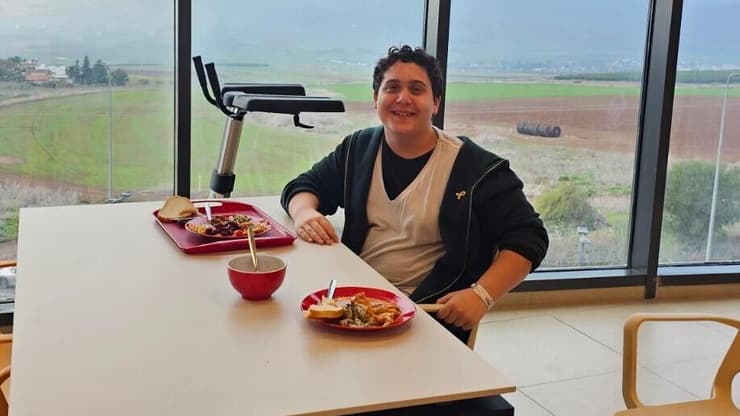 יונתן סקג'יו שעבר שיקום ב מרכז רפואי צפון (פוריה)