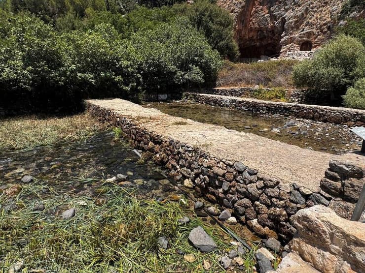 כמעט שאין מים בבניאס