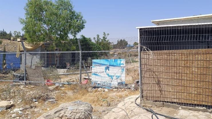 זירת הרצח של פעיל פלסטיני מירי של מתנחל באום אל -חיר