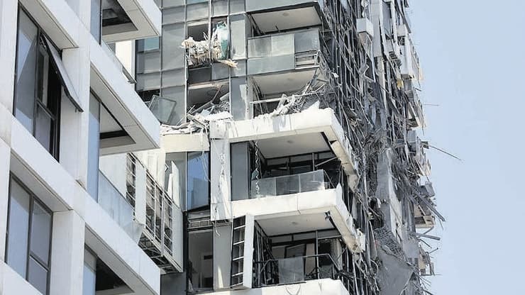 הבית של טלי עומר אחרי הפגיעה