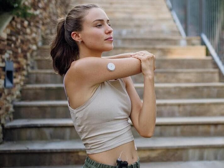 אין הצדקה באנשים בריאים. חיישן למדידת סוכר (צילום: shutterstock) חיישן לניטור סוכר