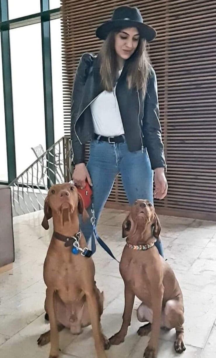 עדן זכריה ז"ל עם הכלבים