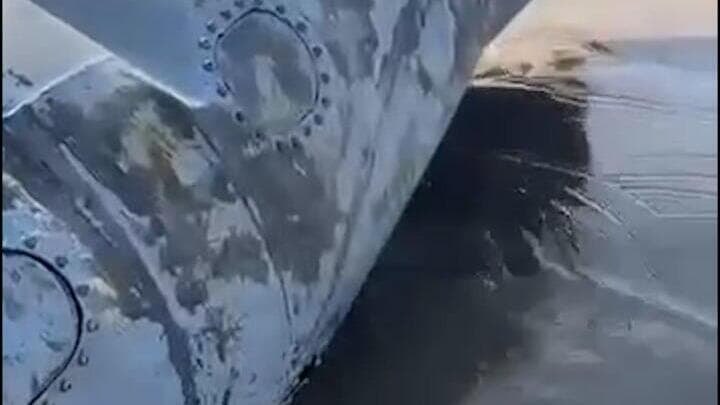 מיכל הדלק שמטוס קרב של חיל האוויר הטיל בזמן אימון בחופי אשקלון