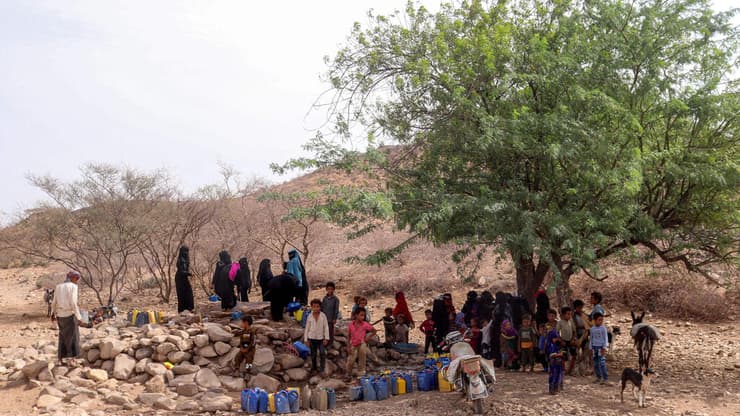 עקורים בדרום חודיידה, תימן