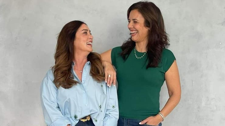  רובינשטיין (מימין) עם נשיאת המרכז דרורית ניצני