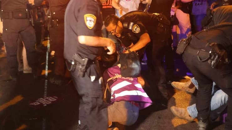 התפרעויות ומעצרים בהפגנה ברחוב קינג ג'ורג' בתל אביב