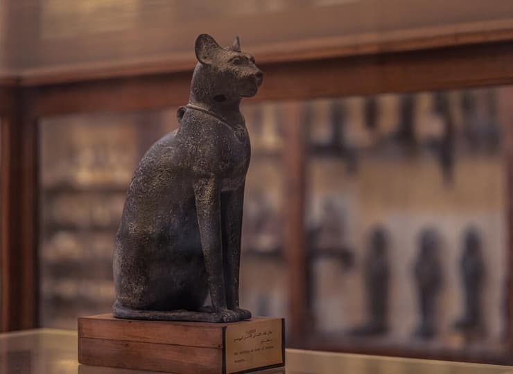 פסל חתול מימי מצרים העתיקה
