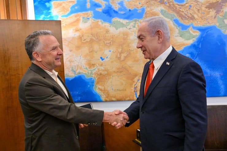 נתניהו וויטקוף בלשכתו בירושלים