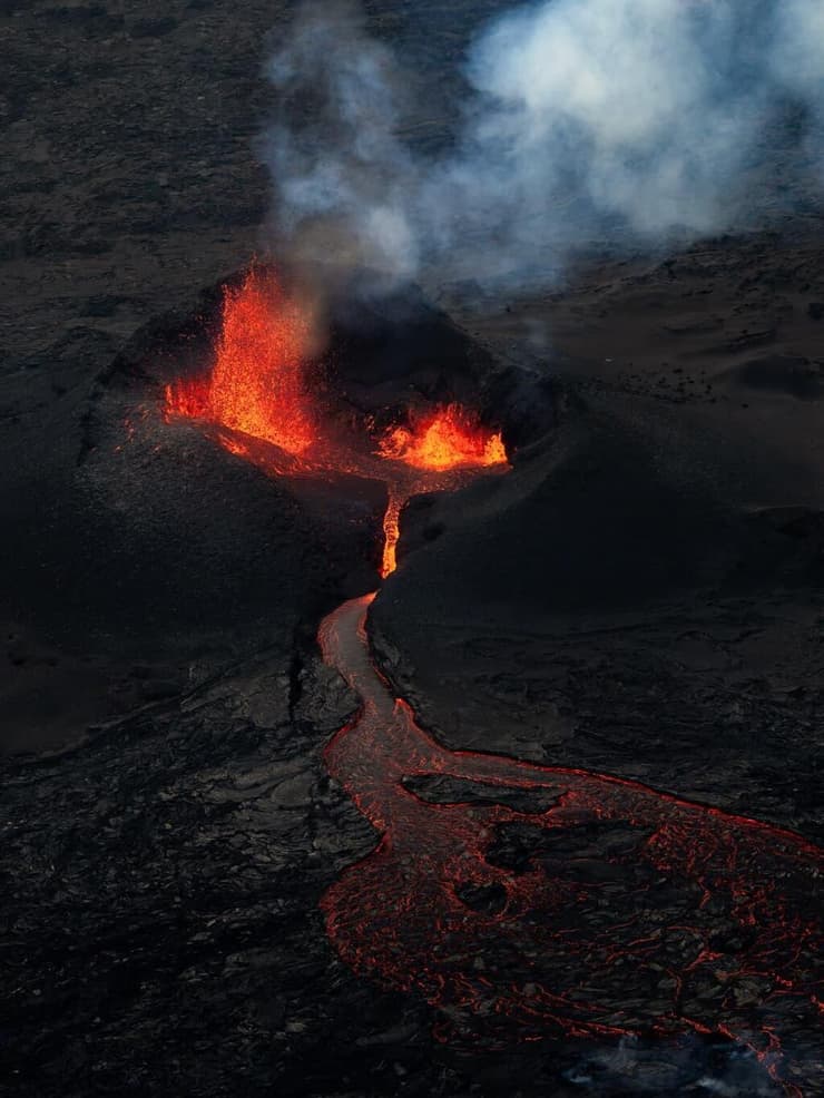 התפרצות הר געש באיסלנד