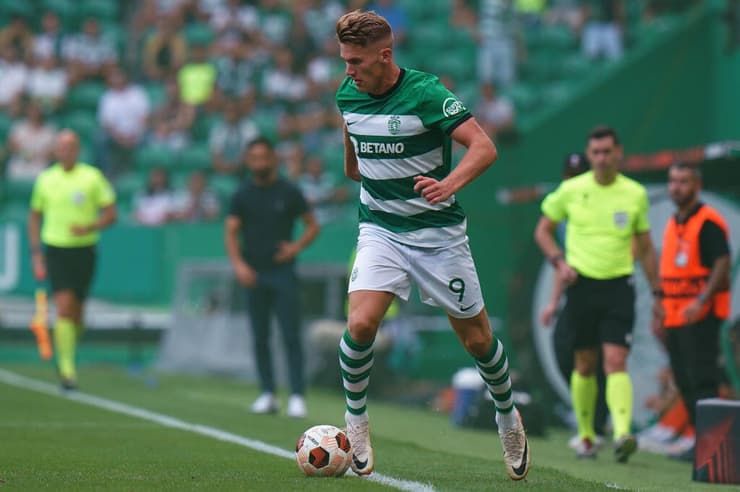 97 שערים ב־102 משחקים. גיוקרש במדי ספורטינג ליסבון (צילום: Gualter Fatia/Getty Images) ויקטור גיוקרש במדי ספורטינג ליסבון