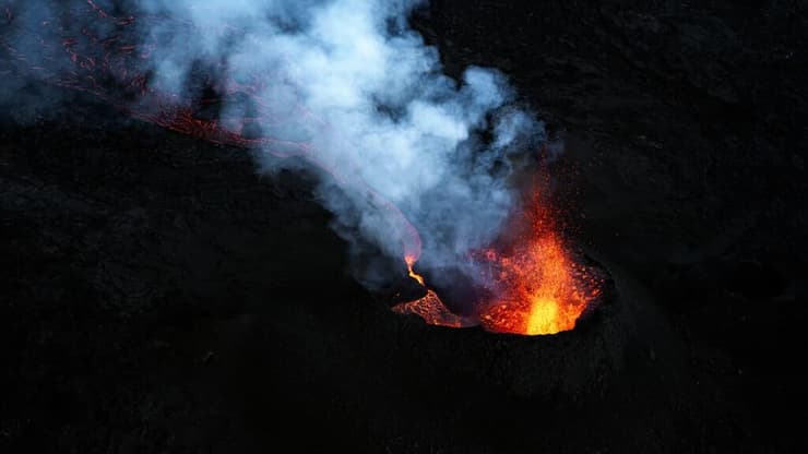 התפרצות הר געש באיסלנד