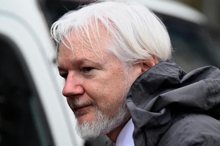 אוסטרליה סידני הפגנת ענק נגד ישראל פרו פלסטינים מייסד ויקיליקס ג'וליאן אסאנג'