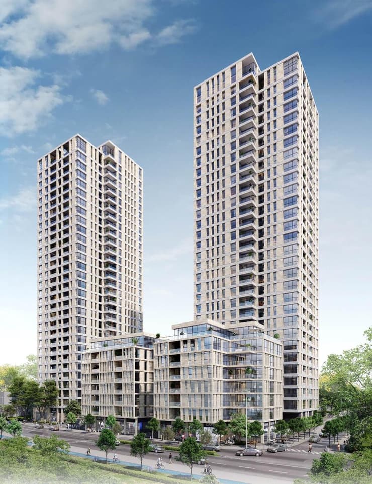 הדמיית מיזם פינוי בינוי בשכונת גילה בירושלים