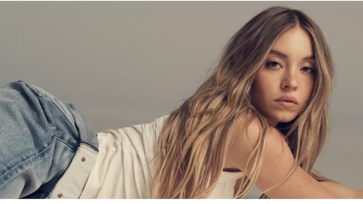 קמפיין הג'ינס עם סידני סוויני (צילום מסך מתוך אתר אמריקן איגל) קמפיין אמריקן איגל עם סידני סוויני