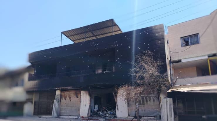 תיעוד ההרס ממעוז הדרוזים בא-סווידא שבסוריה (צילום: מהנד שהאב א-דין) תיעוד ההרס בא-סווידא