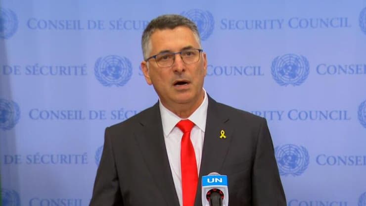 גדעון סער בהצהרה לפני כינוס מיוחד באו"ם