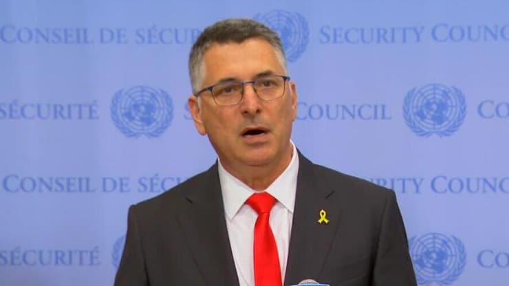 גדעון סער בהצהרה לפני כינוס מיוחד באו"ם