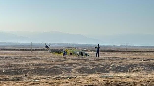 תאונת דרכים עצמית של רכב פרטי בכביש 90 סמוך לצומת מצדה