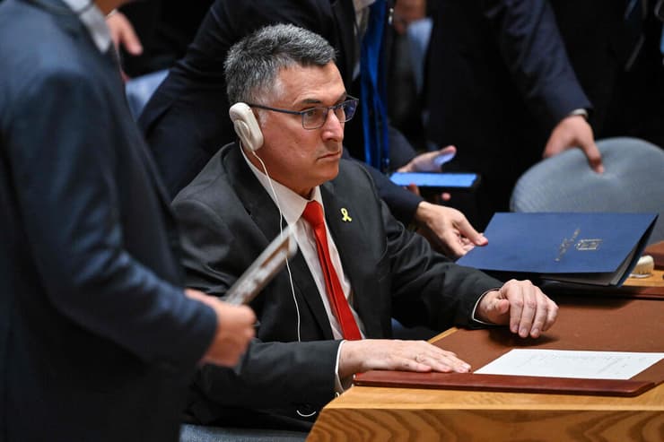 שר החוץ גדעון סער עם שגריר ישראל באו"ם דני דנון ביו יורק