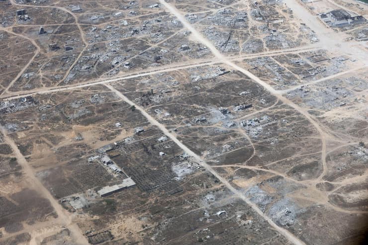 צילום: Salah Malkawi/Getty Images ההרס בעזה